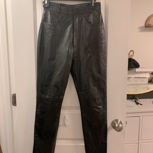 Beautiful leather pants size 10